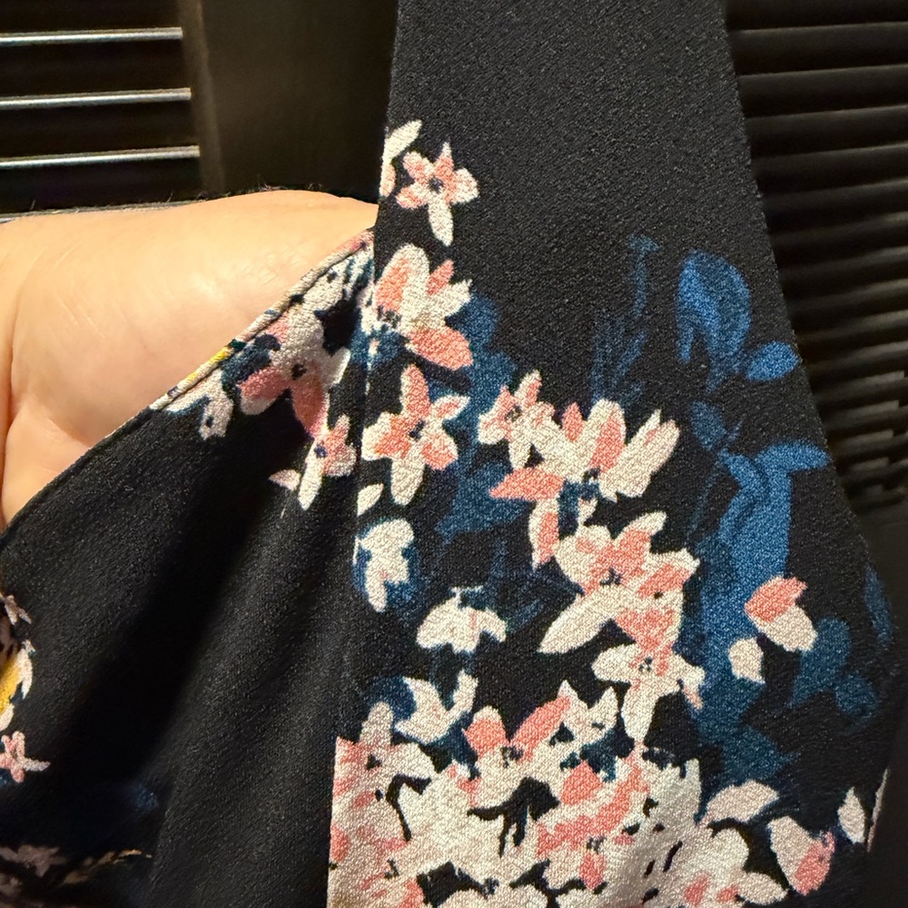 Maurices Black Floral Jumpsuit Stretch - Picture 6 of 10